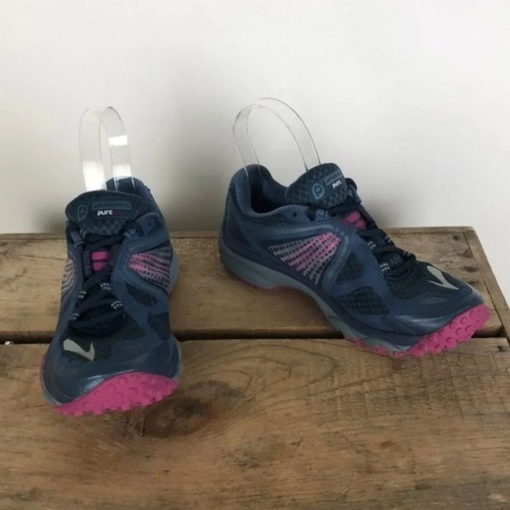 BROOKS Pure Grit blue trail running sneakers us women's size 7 EUC_2